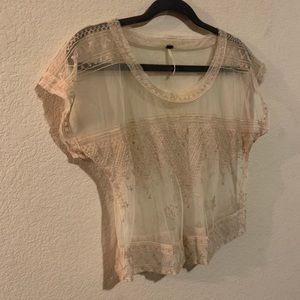 Free People Lace Top